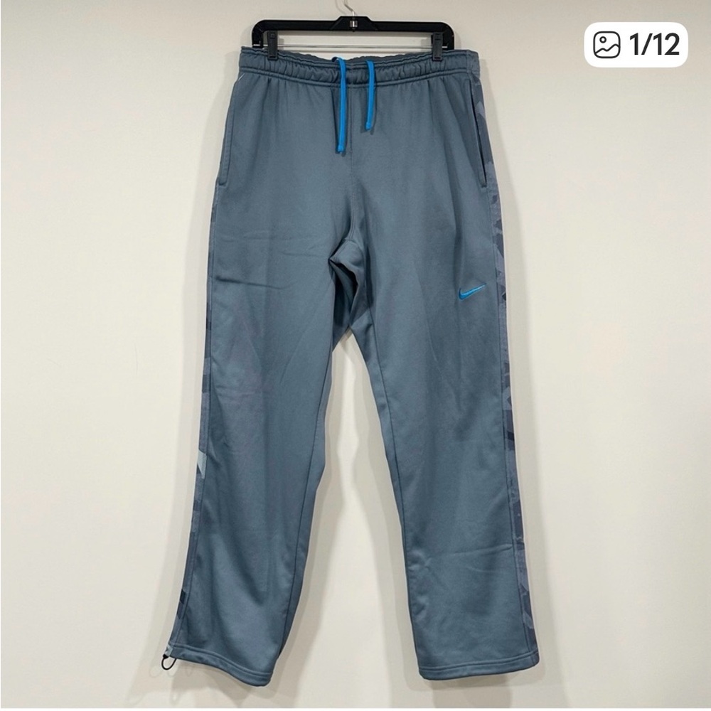 NIKE Fleece Therma-Fit Running Jogger SweatPants Gray Size Large